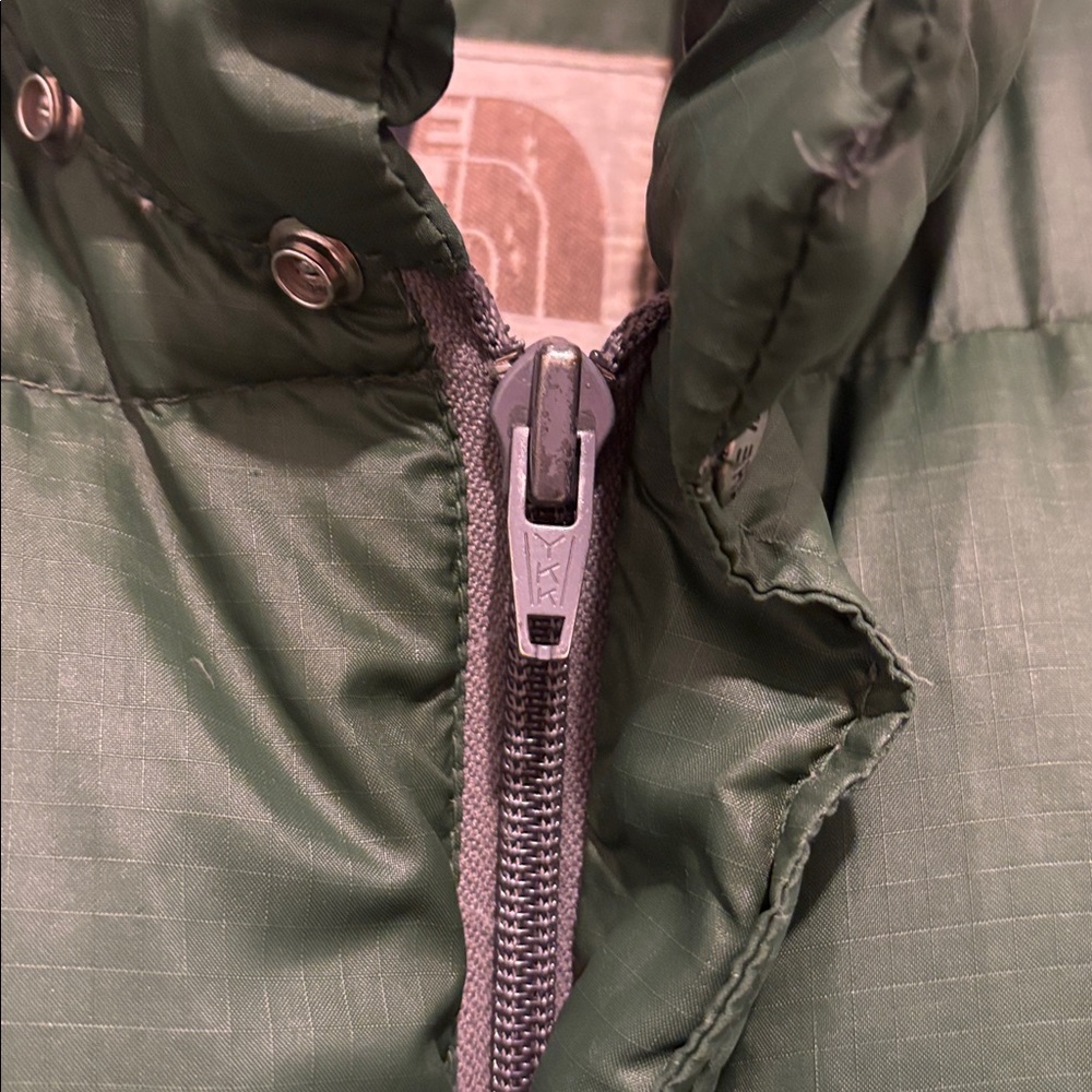 Vintage The North Face Jacket Mens Green Puffer Down Filled - Picture 4 of 7
